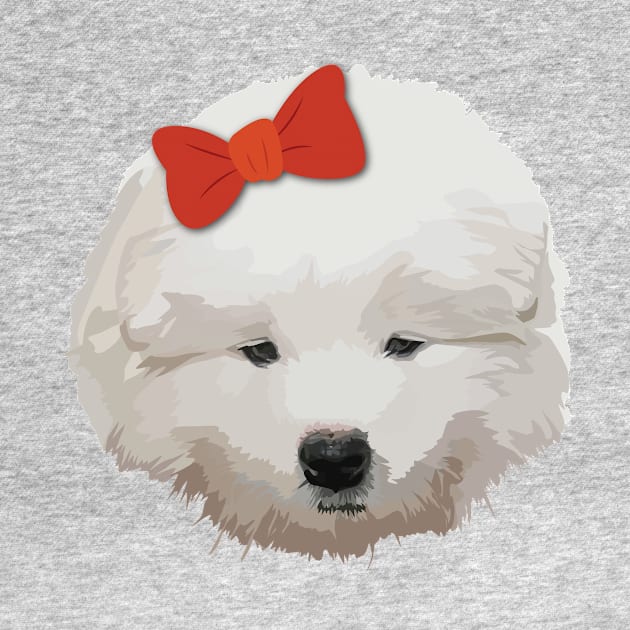 Baby Samoyed by thedailysoe